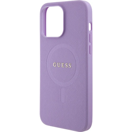 GUESS PU Saffiano MagSafe Case for iPhone 15 Pro/15 Pro Max