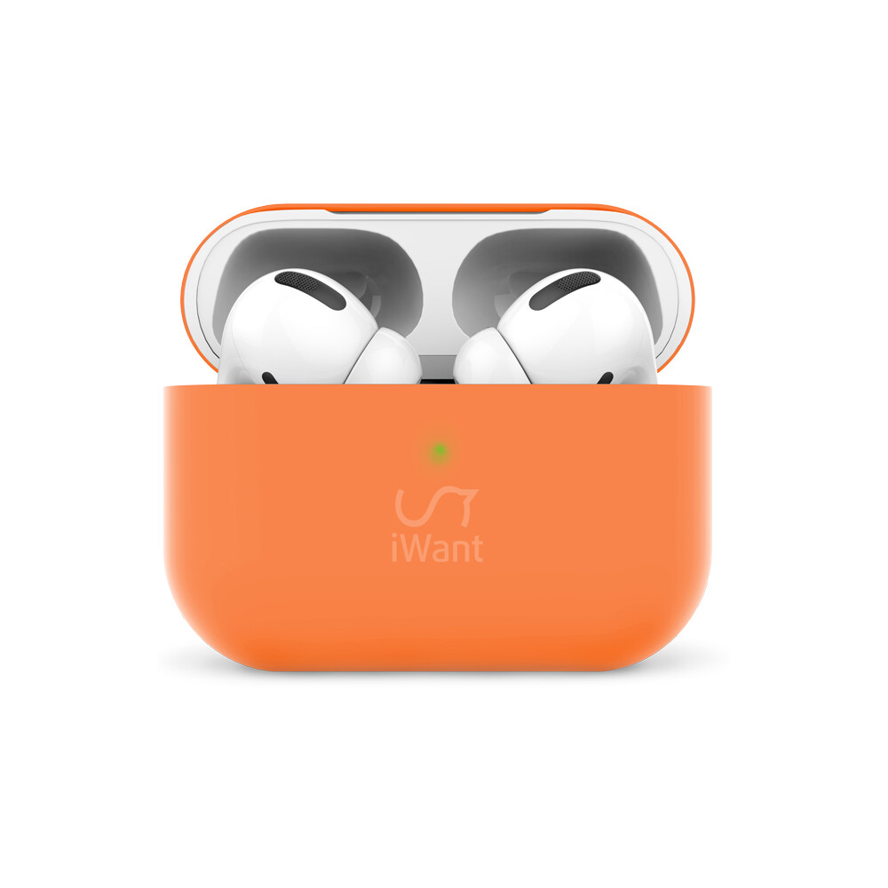 iWant AirPods Pro ultra-tenké pouzdro oranžové