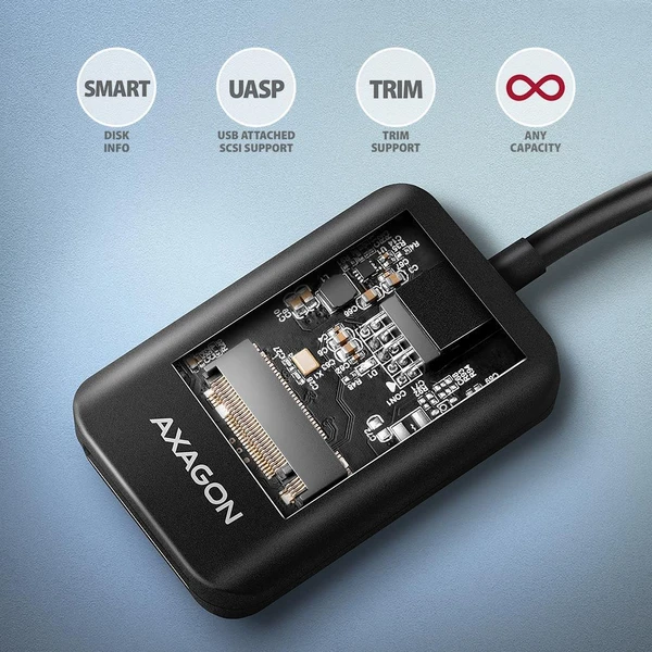 AXAGON ADM2-AM externí box - Externí boxy - Obrázek FL9M000K01