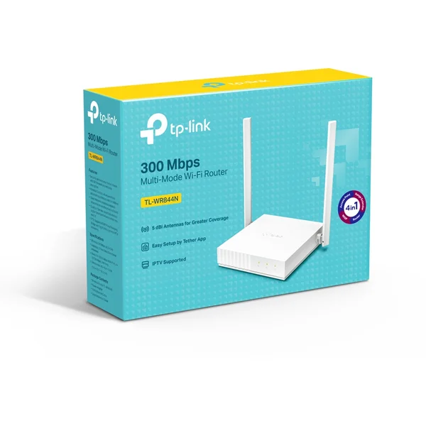 TP-Link TL-WR844N Wi-Fi 4 router bílý - Routery - Obrázek FLBFF00101