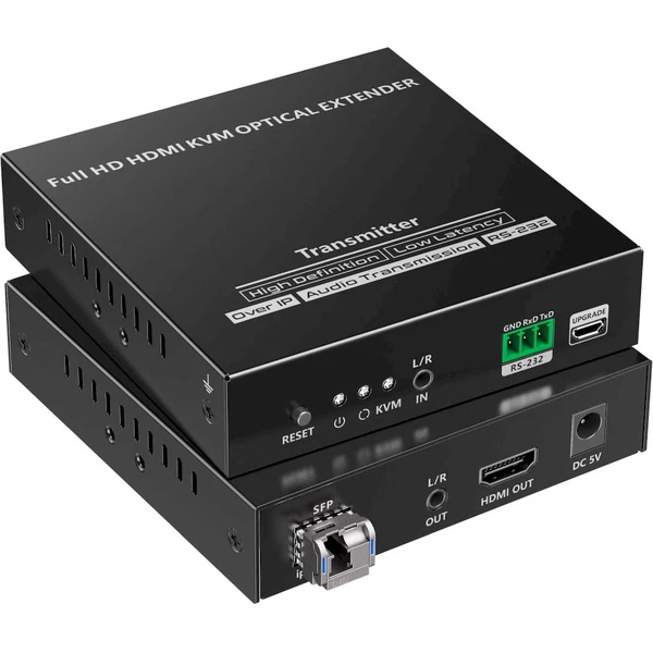PremiumCord Optický HDMI KVM extender FULL HD 1080p až na 40km - Ostatní - Obrázek FLNF000K01