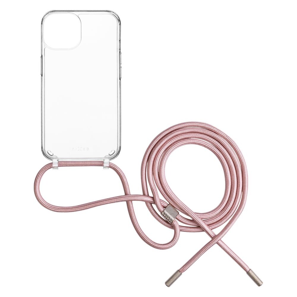 FIXED Pure Neck kryt s růžovou šňůrkou na krk Samsung Galaxy A25 5G