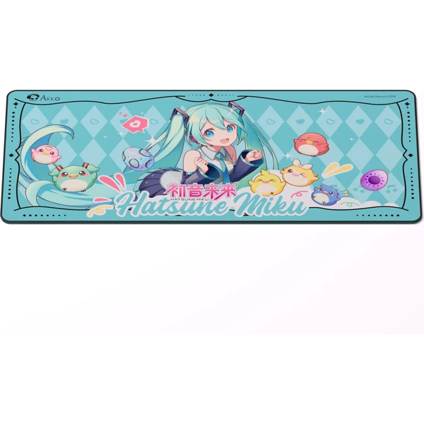 Akko x Hatsune Miku podložka pod myš a klávesnici - Podložky - Obrázek FNQG000K01