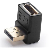 PremiumCord DisplayPort 1.2/DisplayPort 1.2 redukce se zahnutým konektorem černá - Kabely a redukce