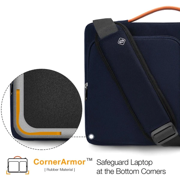 tomtoc Messenger 16" MacBook Pro 2019 tmavěmodrá - Brašny - Obrázek FOKK200401