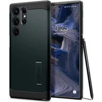 Spigen Tough Armor kryt Samsung Galaxy S23 Ultra zelený - Pouzdra