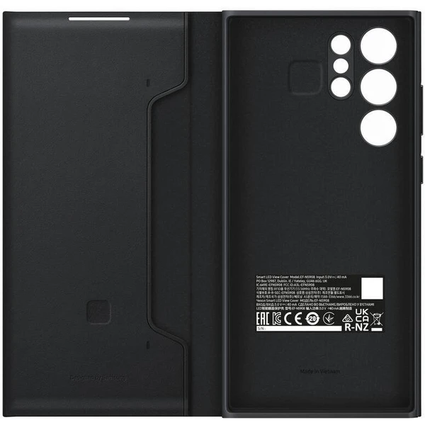 Samsung LED View Cover Samsung Galaxy S22 Ultra černý - Pouzdra - Obrázek FOXRF00101