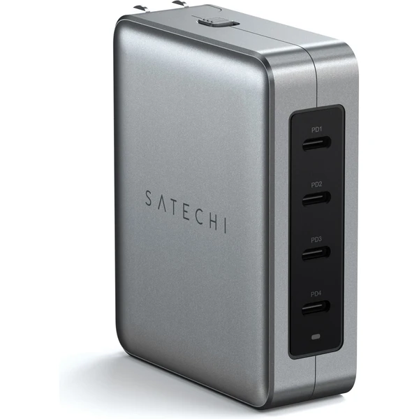 Satechi 145W USB-C GaN cestovní nabíječka (4x USB-C) vesmírně šedý - Nabíječky - Obrázek FPX5000O01