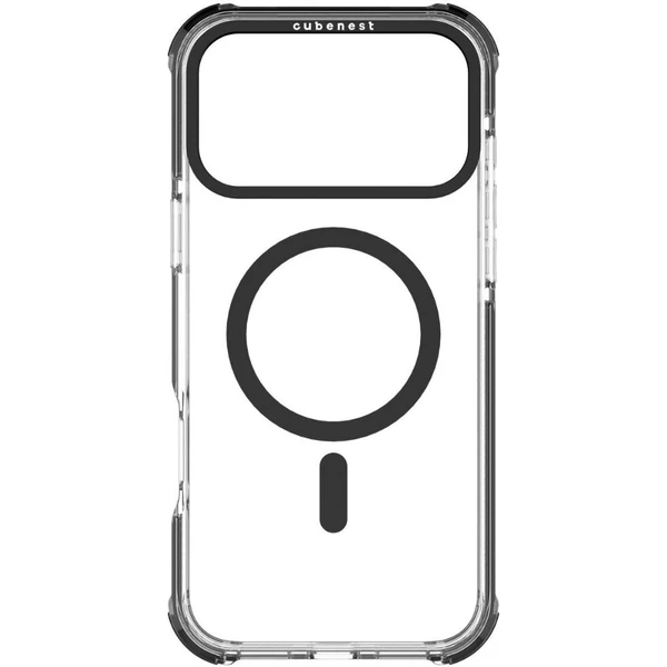 Cubenest MagPro Strong Guard MagSafe kryt iPhone 17 Pro Max černý - Pouzdra - Obrázek FQBK000K01