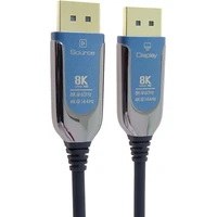 PremiumCord DisplayPort 1.4/DisplayPort 1.4 optický kabel 8K 15m černý  - Kabely a redukce