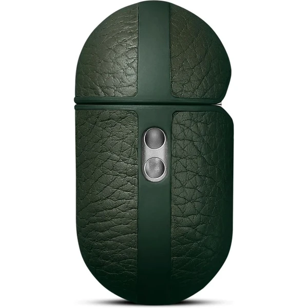 Woolnut Leather kožené pouzdro pro AirPods Pro 3. generace tmavě zelené - Pouzdra - Obrázek FQJI000K01