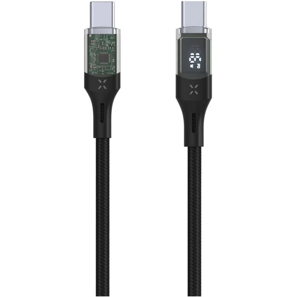FIXED USB-C/USB-C napájecí kabel 100W 2m černý - Kabely a redukce - Obrázek FSM5000J01