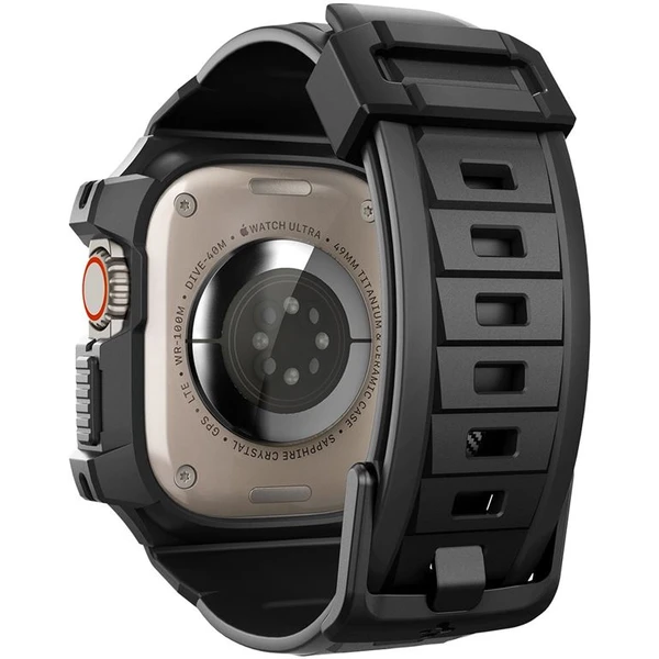 Spigen Rugged Armor Pro řemínek s pouzdrem Apple Watch Ultra 3/2/1 (49mm) černý - Pouzdra - Obrázek FTK0000N01