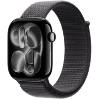 Apple Watch 49/46/45/44mm tmavě šedý provlékací sportovní řemínek XL - Řemínky