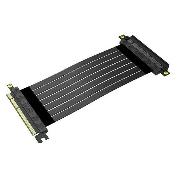 Akasa kabel RISER BLACK X2 Mark IV,premium PCIe 4.0 x16 Riser Cable, 20cm - Kabely a redukce - Obrázek FU4X600301
