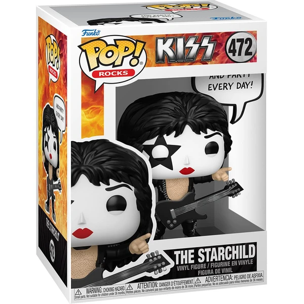 Funko POP! #472 Rocks: KISS - The Starchild (Rock & Roll All Night) (Sayings) - Funko POP! - Obrázek FU7H000K01
