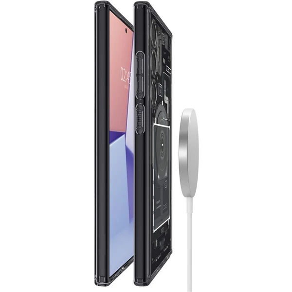 Spigen Ultra Hybrid OneTap Metal Ring MagFit kryt Samsung Galaxy S24 Ultra zero one - Pouzdra - Obrázek FU91000P01
