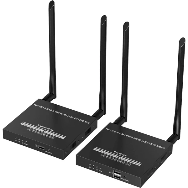 PremiumCord HDMI KVM Wireless extender FULL HD 1080p na 50m - Ostatní - Obrázek FUNF000K01