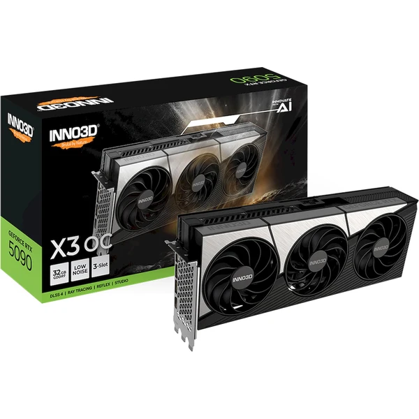 INNO3D NVIDIA GeForce RTX 5090 X3 OC - Grafické karty - Obrázek FUNH000K01