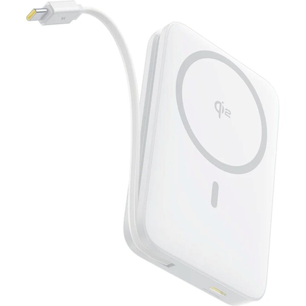 Baseus PicoGo Qi2 powerbanka10000mAh bílá Bílá