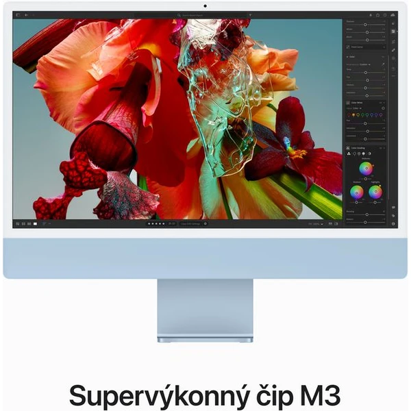 Apple iMac 24" M3 (2023) 8GPU/8GB/256GB modrý - All-in-one - Obrázek FX47000701