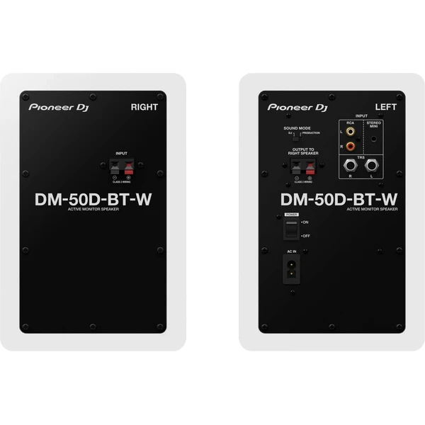 Pioneer DJ | AlphaTheta DM-50D-BT-W bezdrátové reproduktory bílé - Reproduktory - Obrázek FXPI000K01
