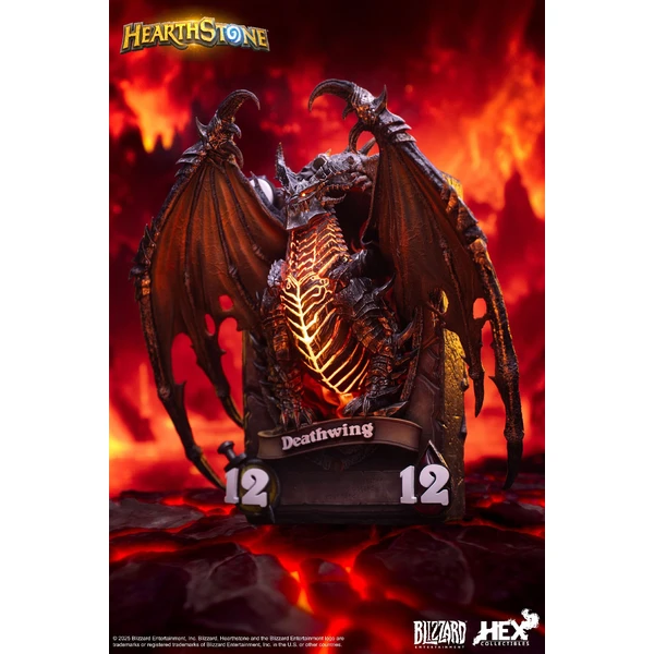 Soška HEX Collectibles Blizzard: Hearthstone - Deathwing 3D Art Frame - Sochy a sošky - Obrázek FXWF000K01