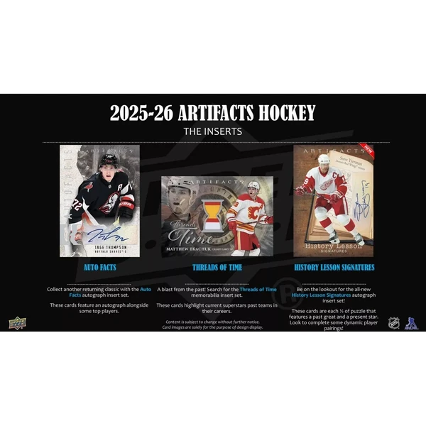 Hokejové karty 2025-26 Upper Deck Artifacts Hockey Blaster Box - Hokejové karty - Obrázek FYAJ000K01