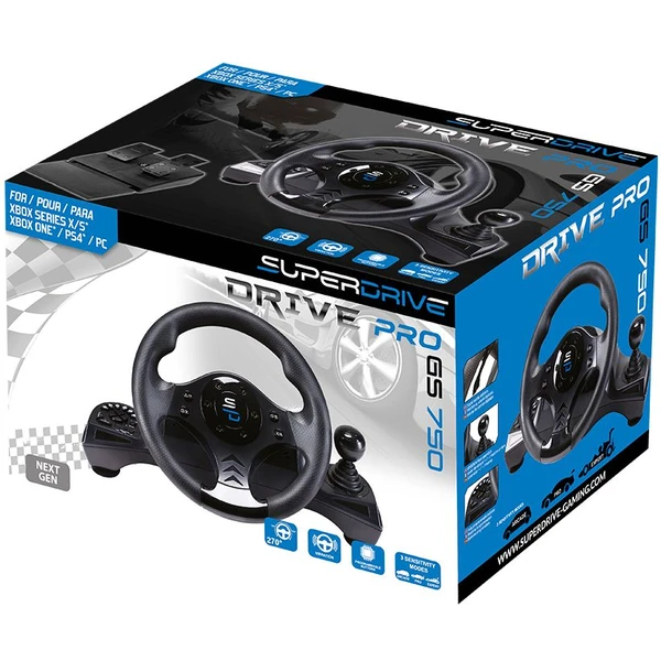 SUPERDRIVE GS750 sada volant s pedály - Volanty - Obrázek FYNYF00101