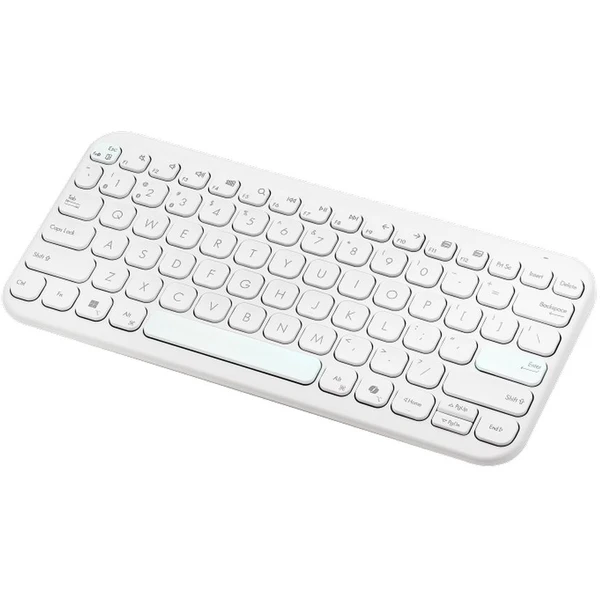 ASUS Marshmallow Keyboard KW100 bezdrátová klávesnice (CZ/SK) bílá - Klávesnice - Obrázek FZDI000K01