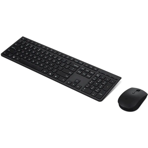 Lenovo Professional Wireless Rechargeable Combo Keyboard and Mouse 4X31K03939 Černá