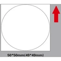 Niimbot štítky R 50x50mm 150ks Round pro B21, B3S, B1 bílé - Pásky pro štítkovače
