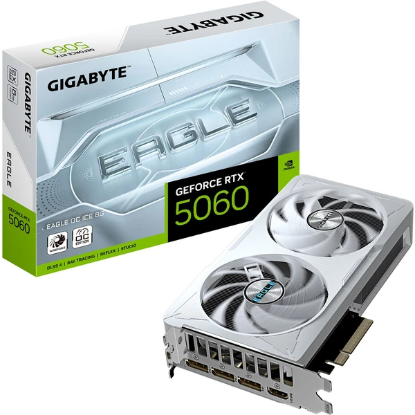 GIGABYTE NVIDIA GeForce RTX 5060 EAGLE OC ICE 8G - Grafické karty - Obrázek G04F000O01