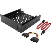 Akasa adaptér pro 3,5" HDD do 5,25" vč. kabelů (AK-HDA-12) - Rámečky na disky