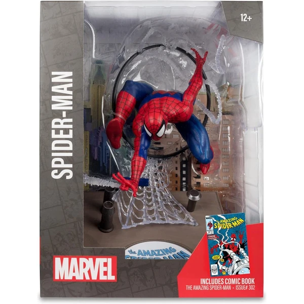 Soška McFarlane Toys Marvel - Spider-Man 30 cm (edice The Amazing Spider-Man #301)  - Sochy a sošky - Obrázek G08D000N01