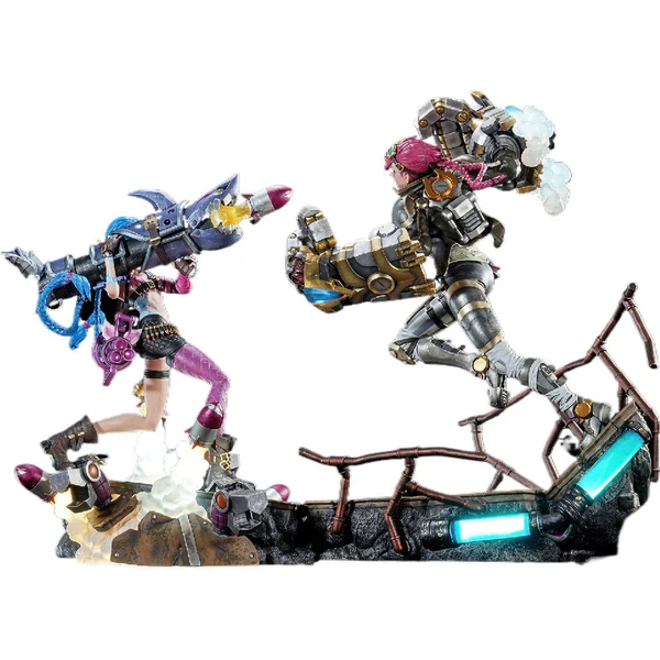 Soška PureArts League of Legends - Jinx & Vi 1/6 Scale Statue Bundle - Sochy a sošky - Obrázek G0Q7000J01