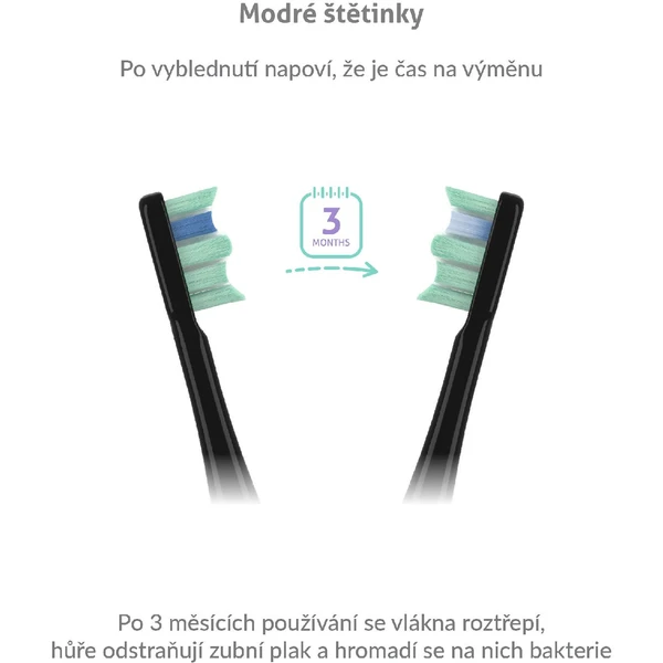 TrueLife SonicBrush Clean30 sonický zubní kartáček černý - Zubní kartáčky - Obrázek G1H0000P01