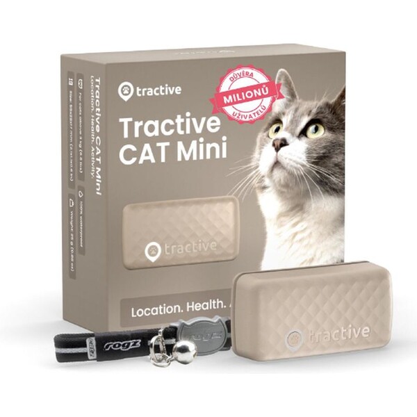 Tractive GPS CAT Mini Hnědá