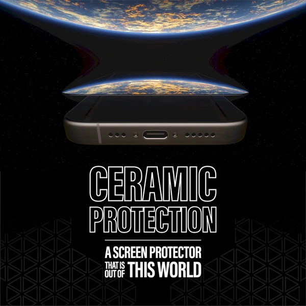 PanzerGlass Ceramic tvrzené sklo Apple iPhone 15 Pro Max s instalačním rámečkem - Ochranné folie a skla - Obrázek G1V7000L01
