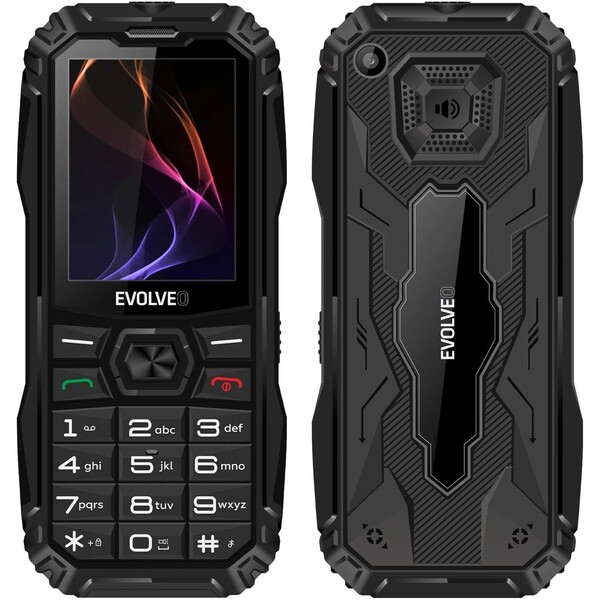 EVOLVEO MaxPhone A1 tlačítkový Dual SIM telefon černý Černá