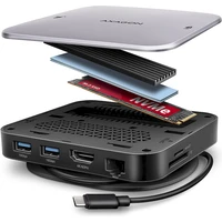 AXAGON HMC-UFO 9v1 USB-C hub - Dokovací stanice