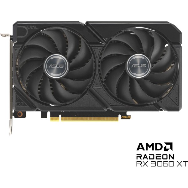 ASUS Dual AMD Radeon RX 9060 XT 8G 8GB GDDR6 (90YV0MI1-M0NA00) Černá