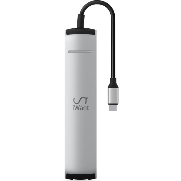 iWant Type-C Slim Hub 6v1 vesmírně šedý - USB huby - Obrázek G2U2000O01