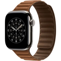 Apple Watch 42/41/40/38mm karamelový magnetický tah S/M - Řemínky