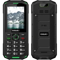EVOLVEO StrongPhone X5 vodotěsný odolný Dual SIM telefon černo-zelený - Mobilní telefony