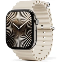 iWant Ocean řemínek pro Apple Watch 42/41/40/38mm slonovinový - Řemínky