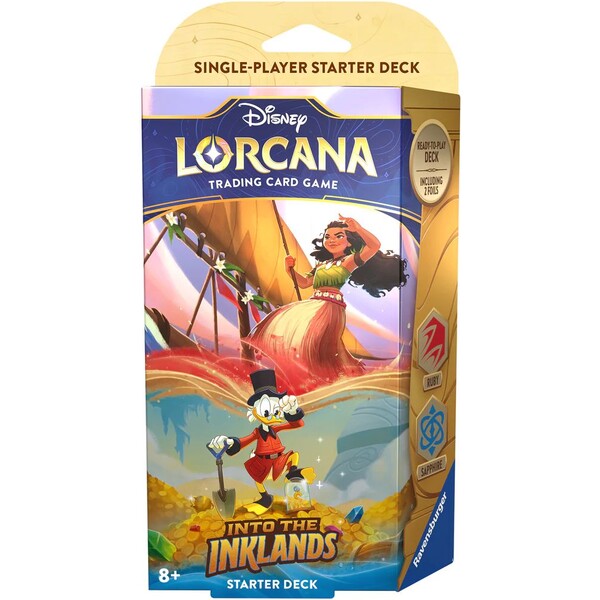 Ravensburger Disney Lorcana TCG - Into the Inklands - Sapphire & Ruby Starter Deck (EN)