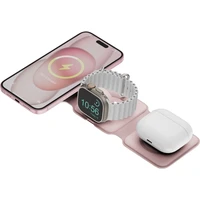 ENERGEA GoMag Trio Plus 3v1 MagSafe nabíječka růžová - Nabíječky