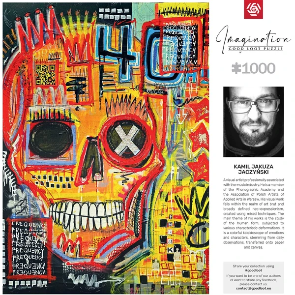 Puzzle Imagination: Kamil Jakuza Jaczyński - 40 HZ (1000) - Puzzle - Obrázek G3QE000N01