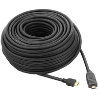 PremiumCord HDMI 1.4/HDMI 1.4 kabel s ethernetem a zesilovačem 4K 10m černý - Kabely a redukce